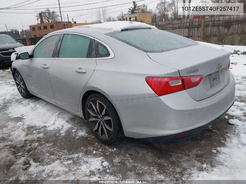 1G1ZE5ST4GF257417 2016 Chevrolet Malibu 1Lt