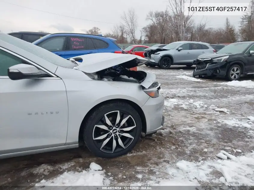 1G1ZE5ST4GF257417 2016 Chevrolet Malibu 1Lt