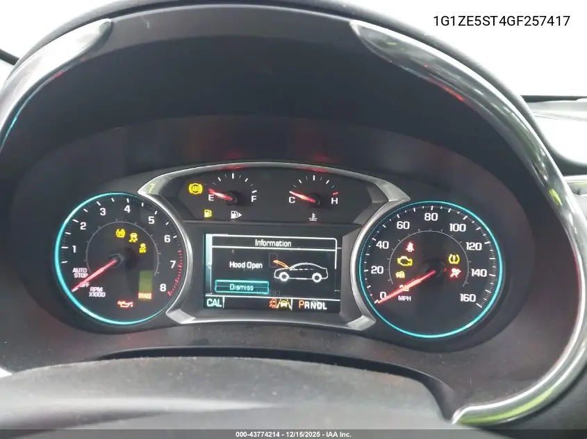 1G1ZE5ST4GF257417 2016 Chevrolet Malibu 1Lt