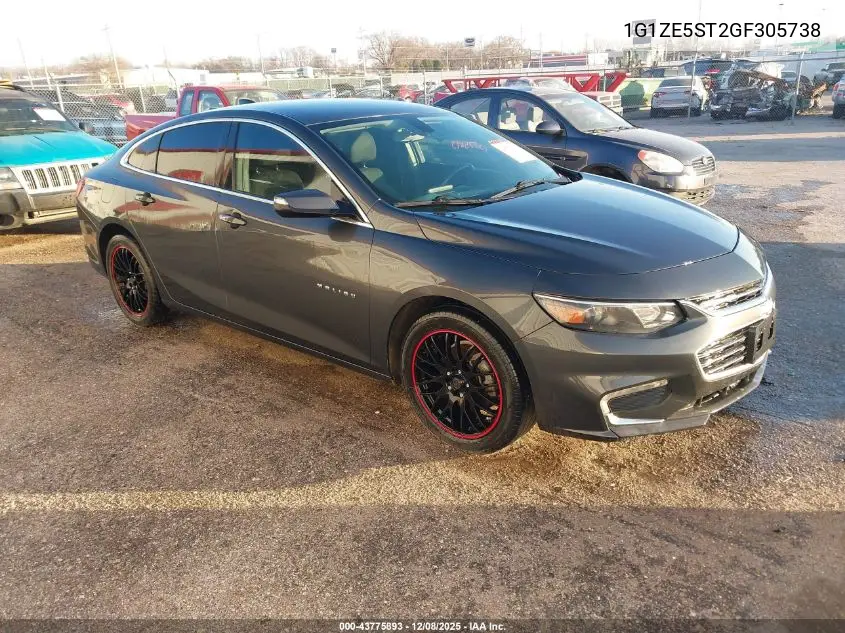 1G1ZE5ST2GF305738 2016 Chevrolet Malibu 1Lt