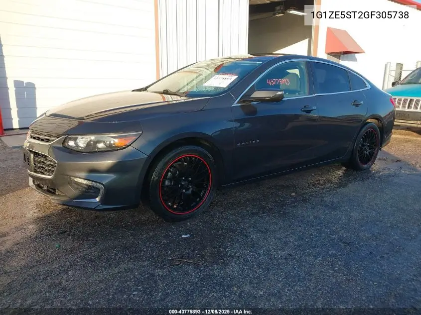 1G1ZE5ST2GF305738 2016 Chevrolet Malibu 1Lt