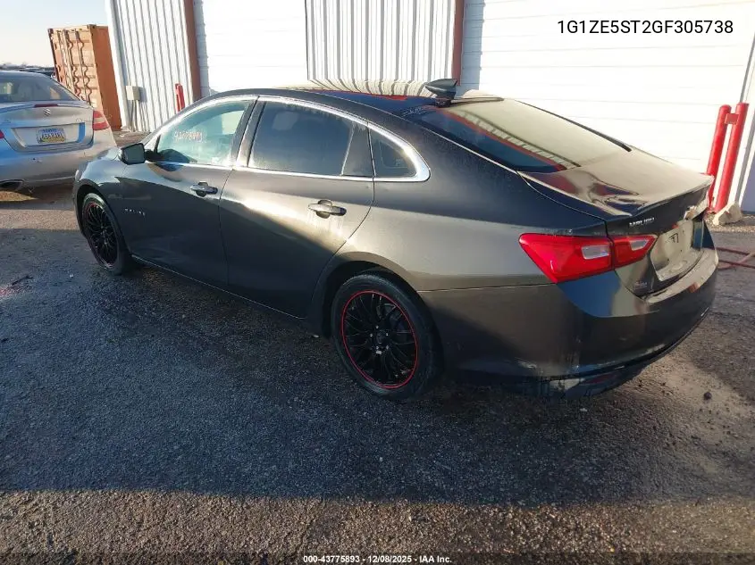 1G1ZE5ST2GF305738 2016 Chevrolet Malibu 1Lt