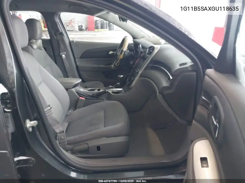 1G11B5SAXGU118635 2016 Chevrolet Malibu Limited Ls