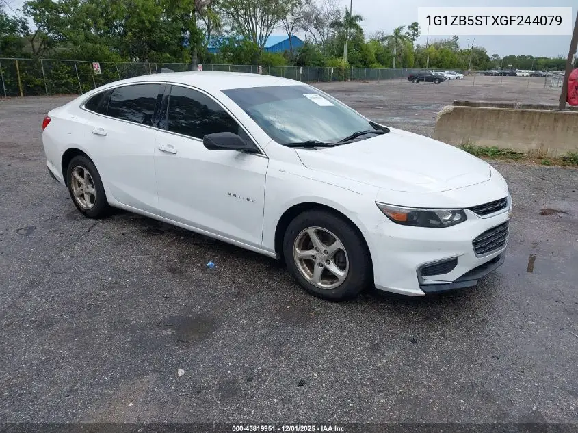 1G1ZB5STXGF244079 2016 Chevrolet Malibu Ls