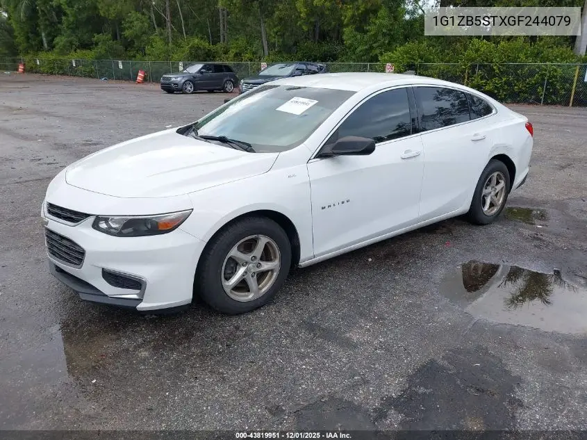1G1ZB5STXGF244079 2016 Chevrolet Malibu Ls