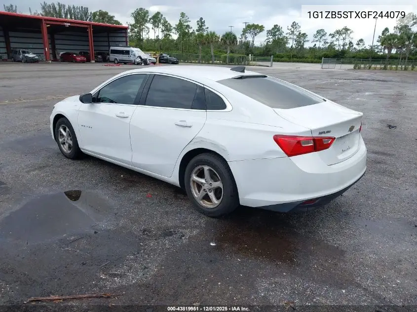 1G1ZB5STXGF244079 2016 Chevrolet Malibu Ls
