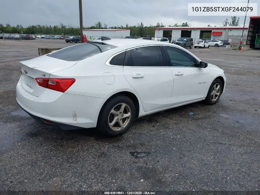 1G1ZB5STXGF244079 2016 Chevrolet Malibu Ls