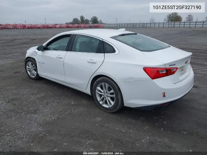 1G1ZE5ST2GF327190 2016 Chevrolet Malibu 1Lt