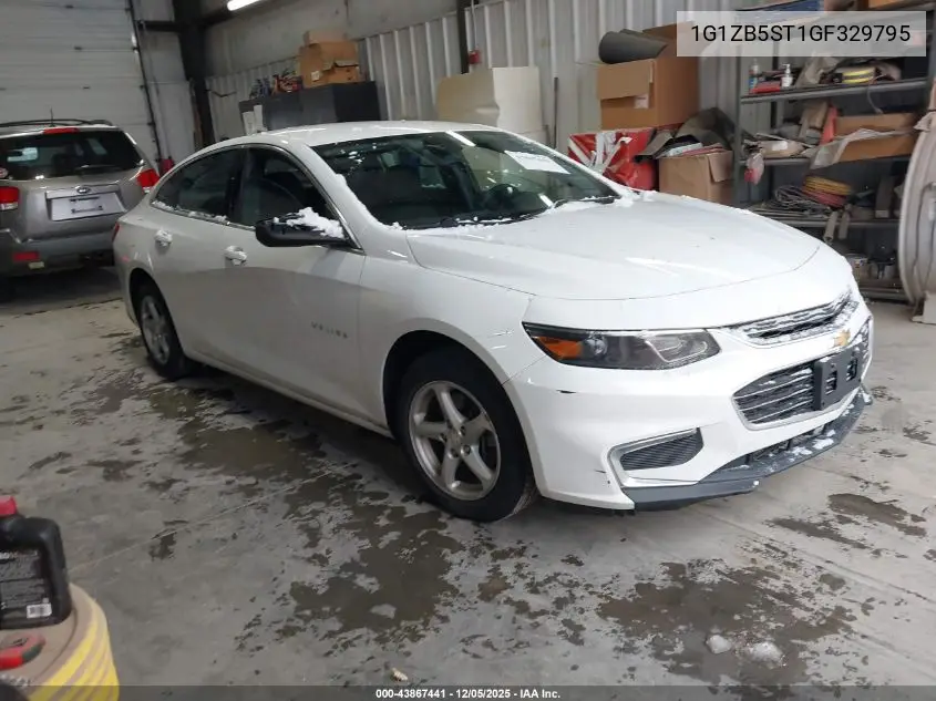 1G1ZB5ST1GF329795 2016 Chevrolet Malibu Ls
