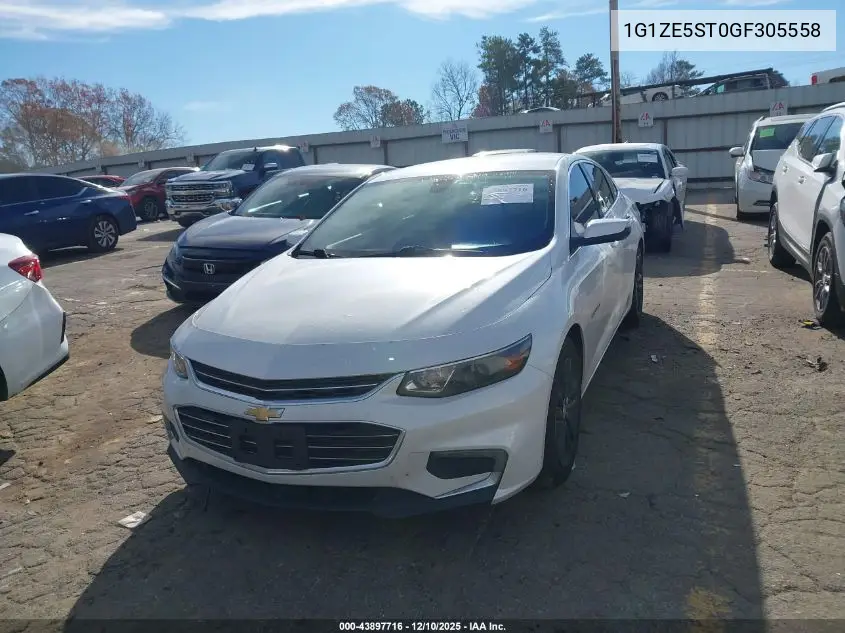 1G1ZE5ST0GF305558 2016 Chevrolet Malibu 1Lt