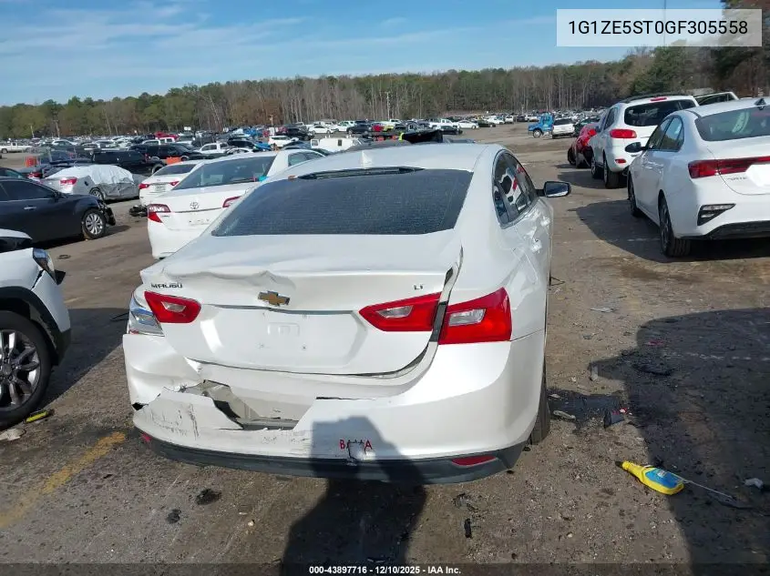 1G1ZE5ST0GF305558 2016 Chevrolet Malibu 1Lt