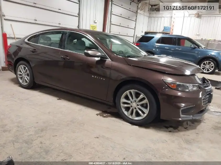1G1ZE5ST6GF172191 2016 Chevrolet Malibu 1Lt