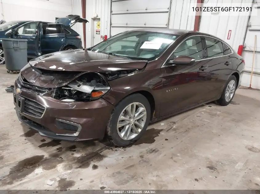 1G1ZE5ST6GF172191 2016 Chevrolet Malibu 1Lt
