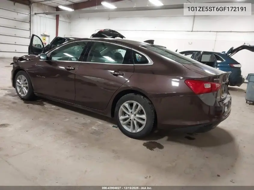 1G1ZE5ST6GF172191 2016 Chevrolet Malibu 1Lt