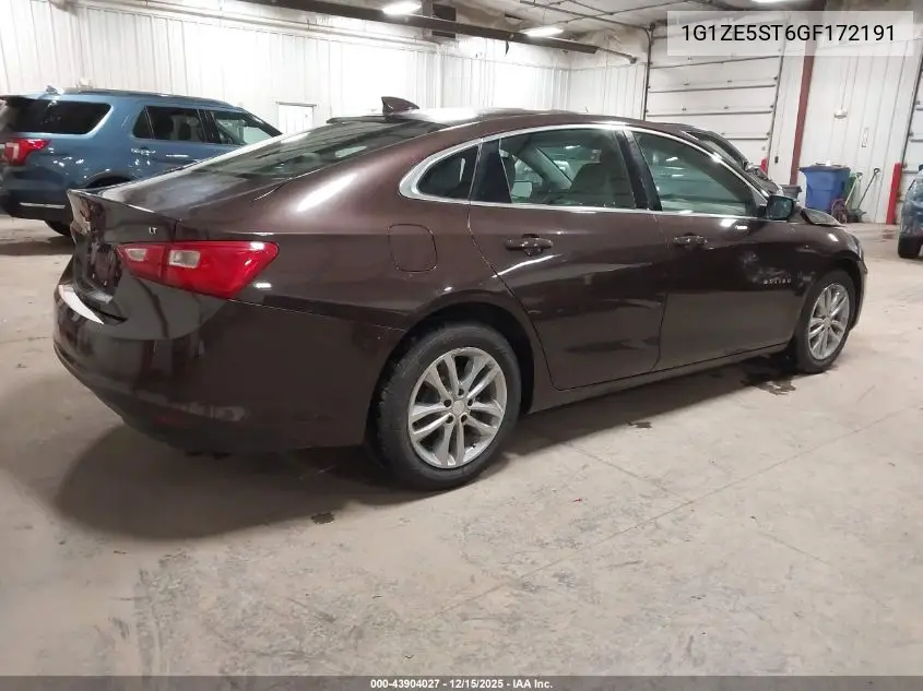 1G1ZE5ST6GF172191 2016 Chevrolet Malibu 1Lt
