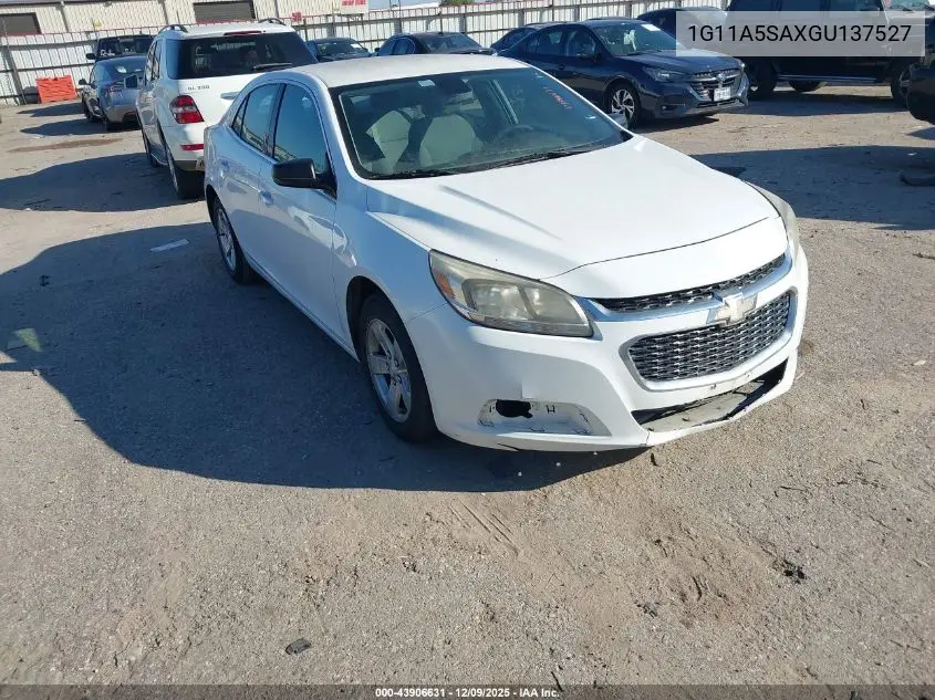 1G11A5SAXGU137527 2016 Chevrolet Malibu Limited 1Fl