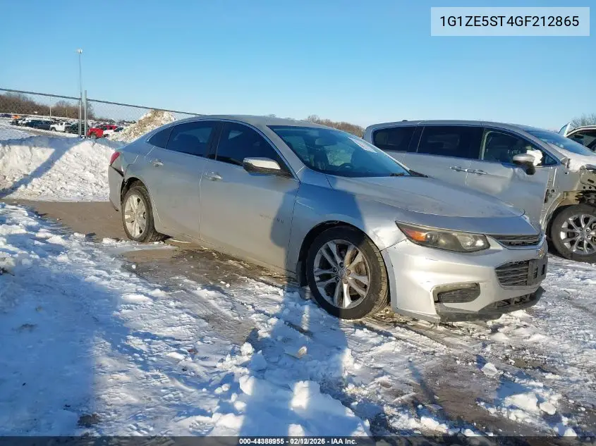 1G1ZE5ST4GF212865 2016 Chevrolet Malibu 1Lt