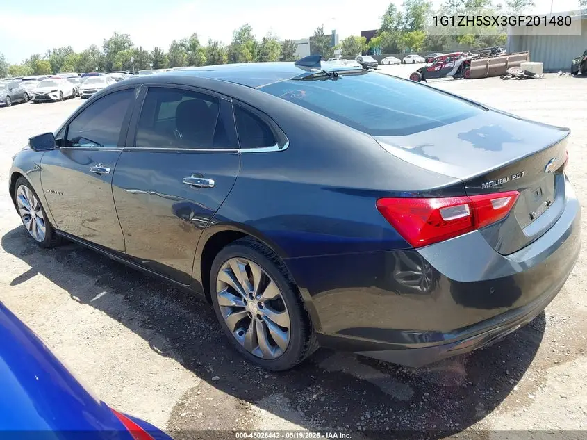 1G1ZH5SX3GF201480 2016 Chevrolet Malibu Premier