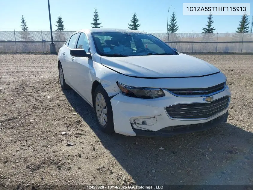 1G1ZA5ST1HF115913 2017 Chevrolet Malibu L