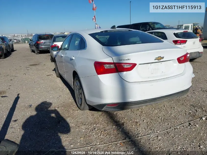 1G1ZA5ST1HF115913 2017 Chevrolet Malibu L