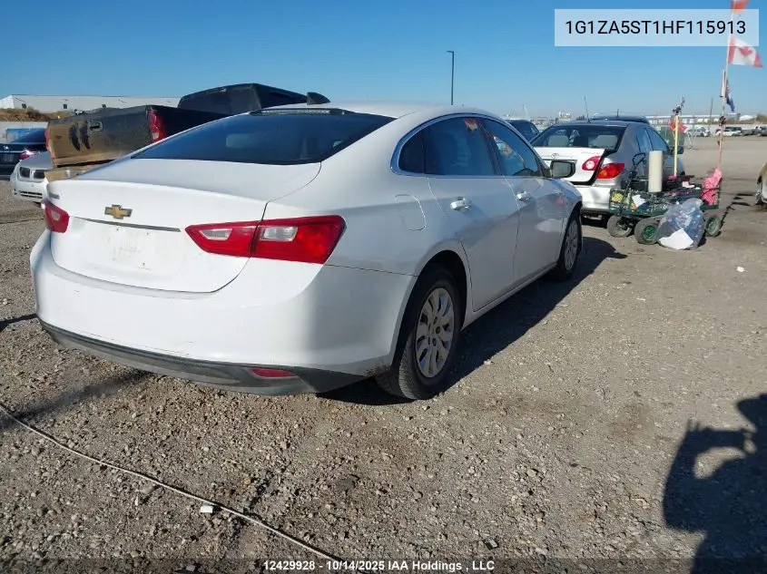 1G1ZA5ST1HF115913 2017 Chevrolet Malibu L