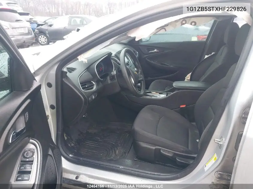 1G1ZB5STXHF229826 2017 Chevrolet Malibu Ls
