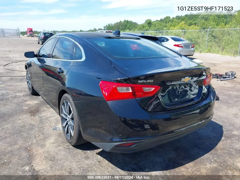 1G1ZE5ST9HF171523 2017 Chevrolet Malibu 1Lt