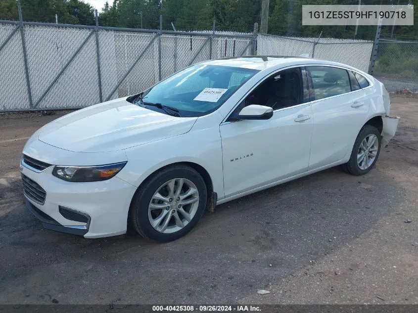 2017 Chevrolet Malibu 1Lt VIN: 1G1ZE5ST9HF190718 Lot: 40425308