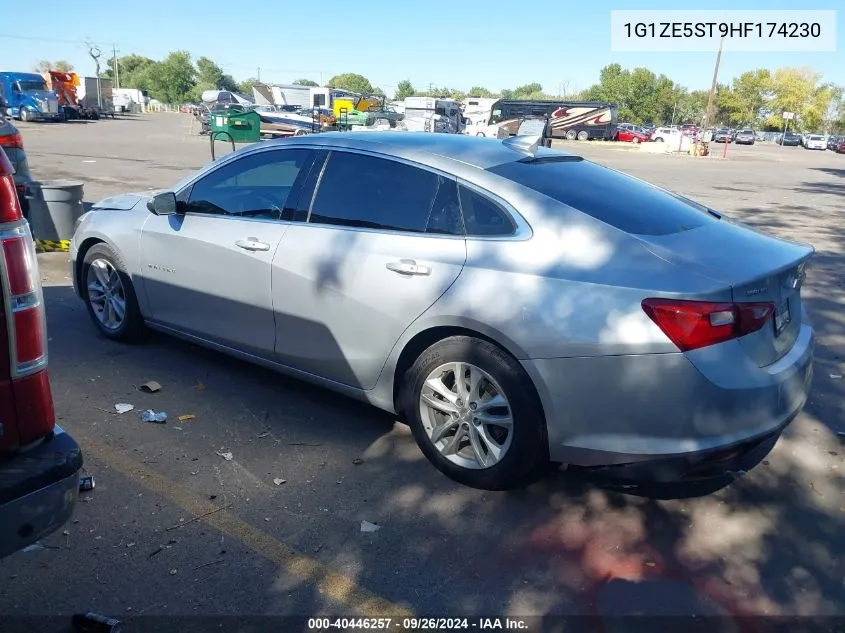 1G1ZE5ST9HF174230 2017 Chevrolet Malibu 1Lt