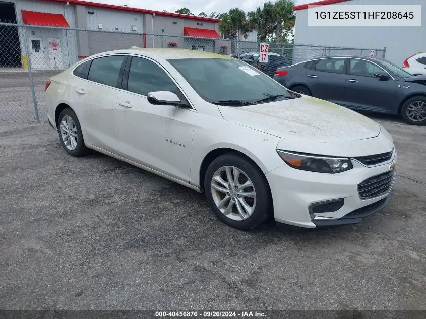 2017 Chevrolet Malibu 1Lt VIN: 1G1ZE5ST1HF208645 Lot: 40456876