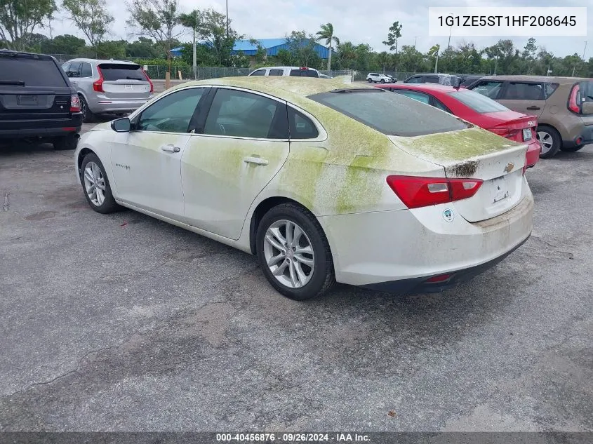 2017 Chevrolet Malibu 1Lt VIN: 1G1ZE5ST1HF208645 Lot: 40456876