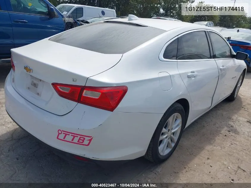 1G1ZE5ST5HF174418 2017 Chevrolet Malibu 1Lt