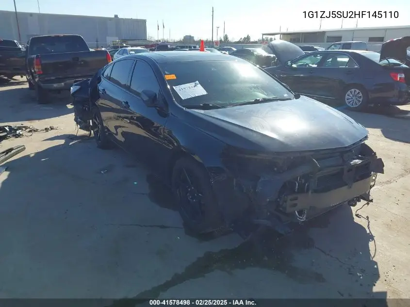 1G1ZJ5SU2HF145110 2017 Chevrolet Malibu Hybrid