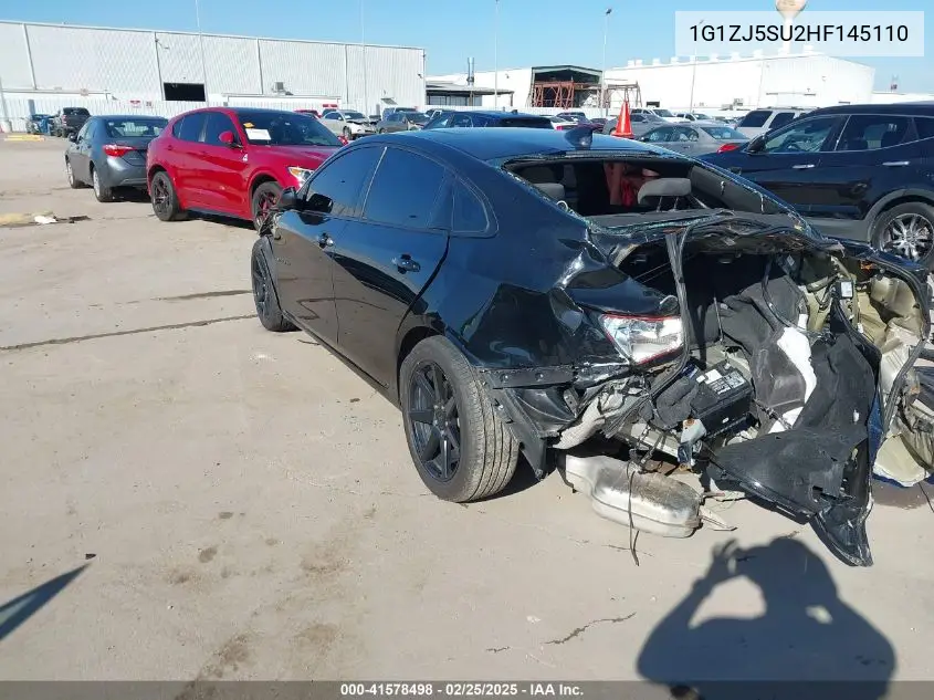1G1ZJ5SU2HF145110 2017 Chevrolet Malibu Hybrid