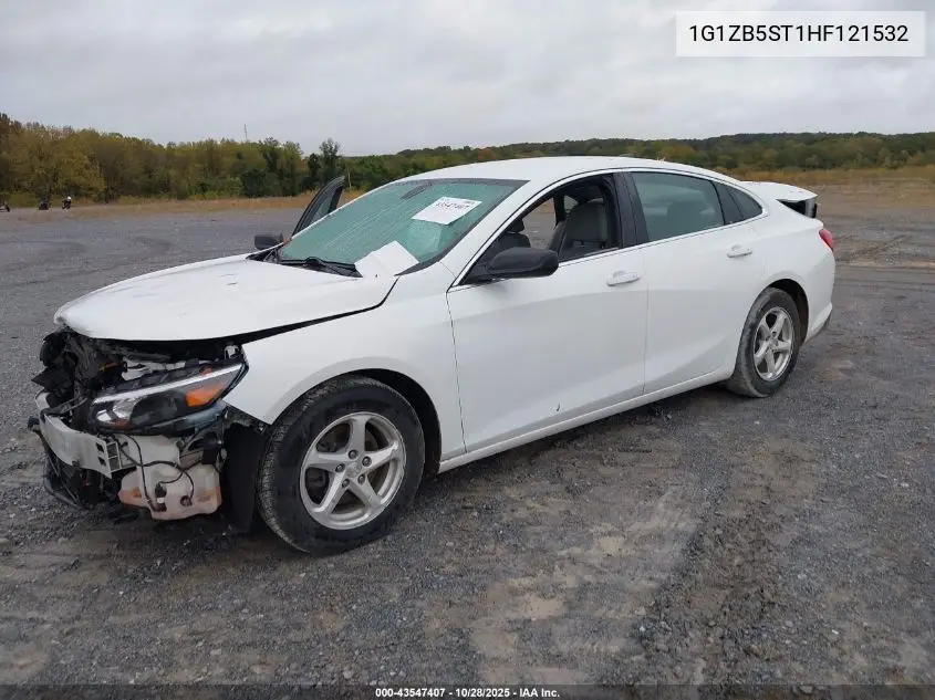 1G1ZB5ST1HF121532 2017 Chevrolet Malibu Ls