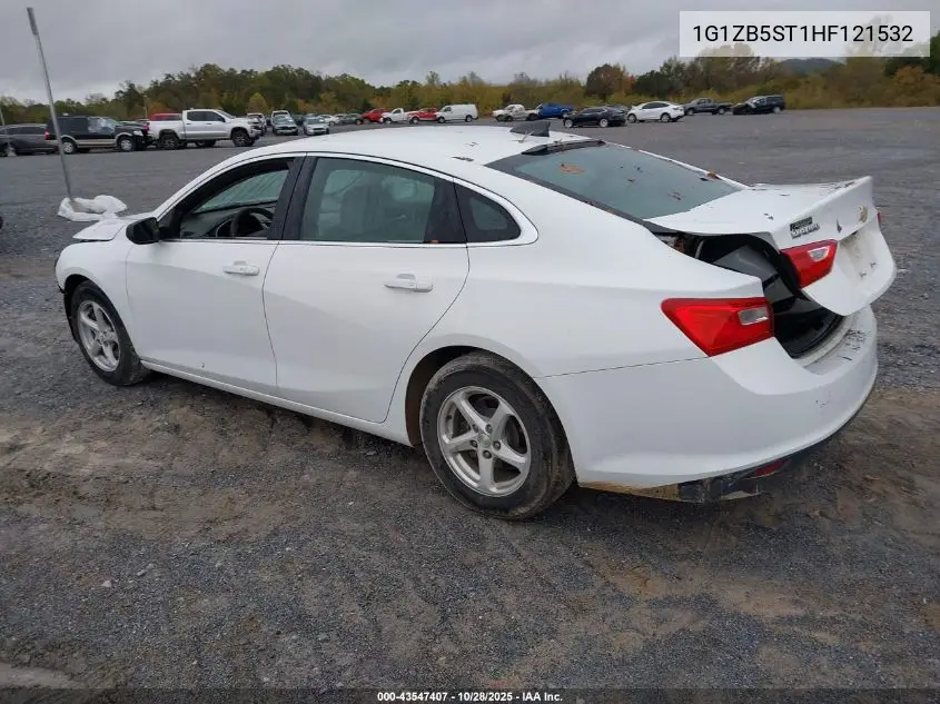 1G1ZB5ST1HF121532 2017 Chevrolet Malibu Ls