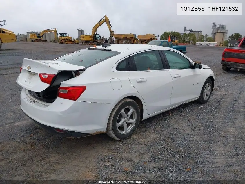 1G1ZB5ST1HF121532 2017 Chevrolet Malibu Ls