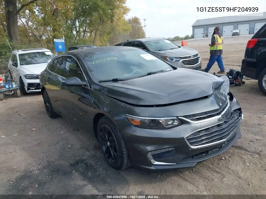 1G1ZE5ST9HF204939 2017 Chevrolet Malibu 1Lt