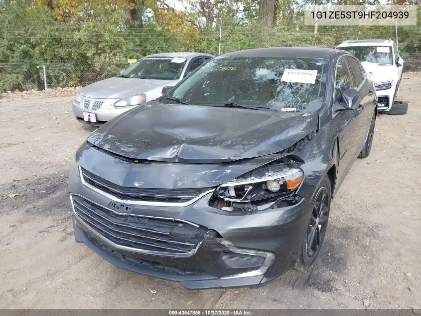 1G1ZE5ST9HF204939 2017 Chevrolet Malibu 1Lt