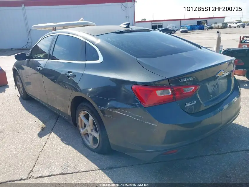 1G1ZB5ST2HF200725 2017 Chevrolet Malibu Ls