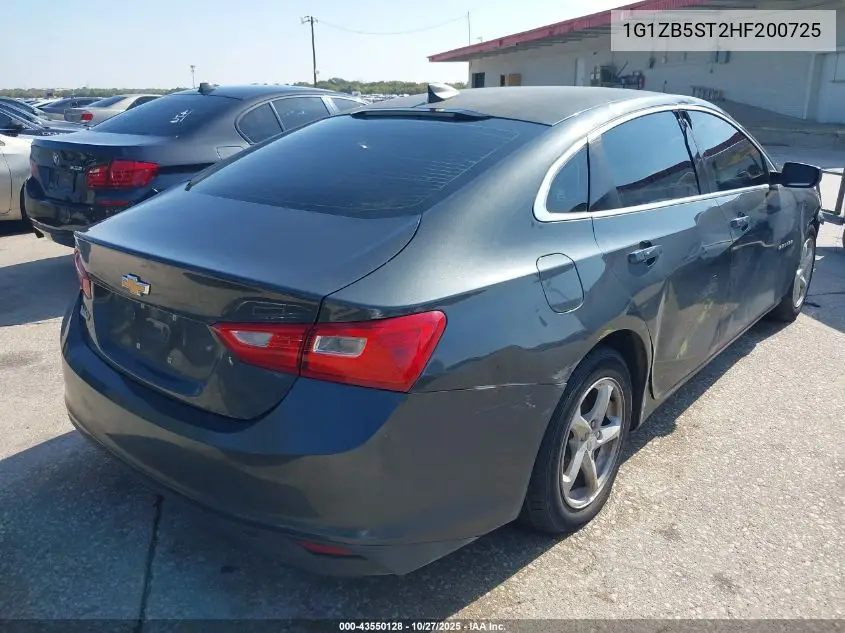 1G1ZB5ST2HF200725 2017 Chevrolet Malibu Ls