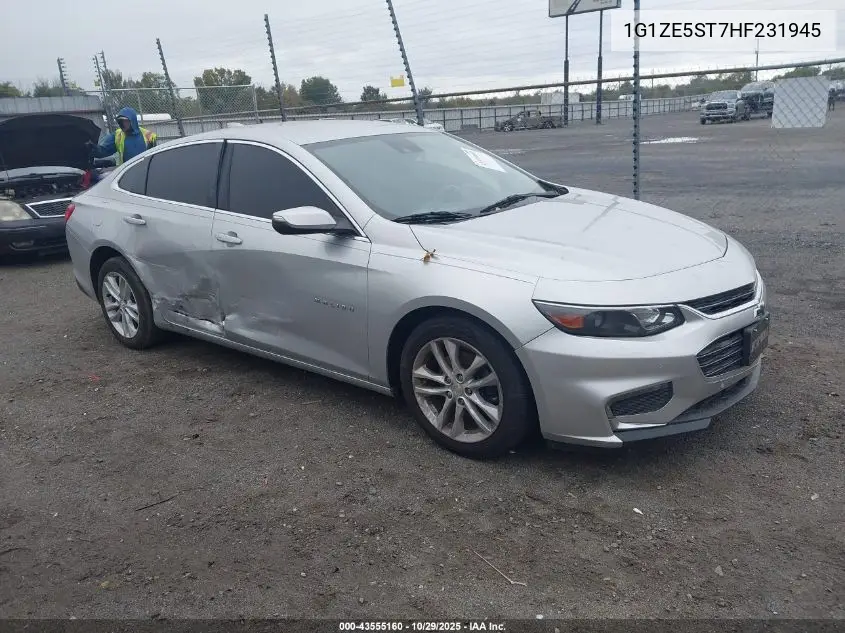 1G1ZE5ST7HF231945 2017 Chevrolet Malibu 1Lt