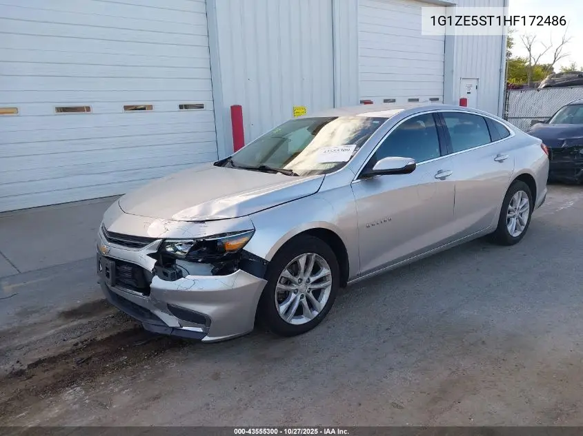 1G1ZE5ST1HF172486 2017 Chevrolet Malibu 1Lt