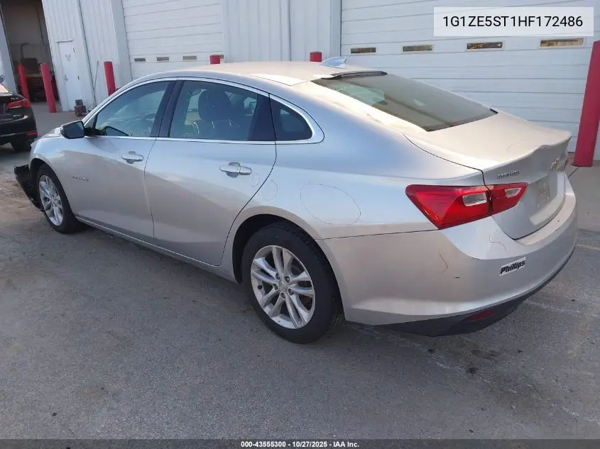 1G1ZE5ST1HF172486 2017 Chevrolet Malibu 1Lt