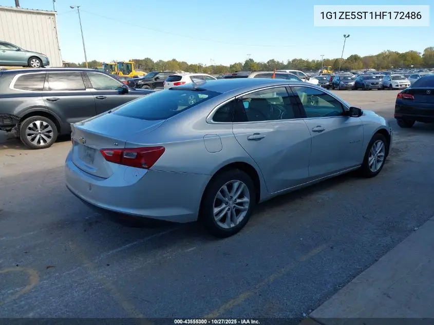 1G1ZE5ST1HF172486 2017 Chevrolet Malibu 1Lt