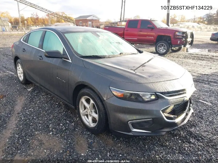 1G1ZB5STXHF134229 2017 Chevrolet Malibu Ls