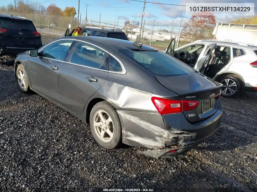 1G1ZB5STXHF134229 2017 Chevrolet Malibu Ls