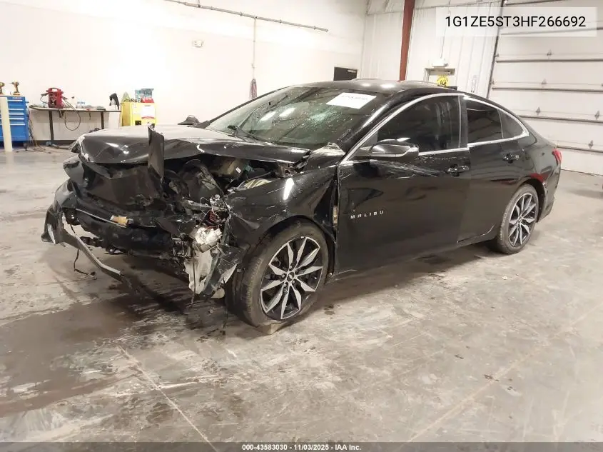 1G1ZE5ST3HF266692 2017 Chevrolet Malibu 1Lt