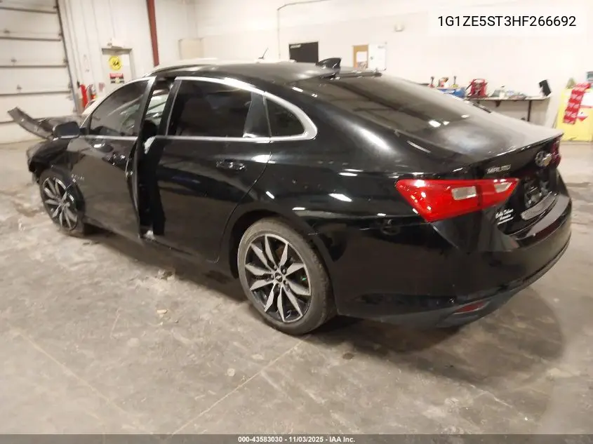 1G1ZE5ST3HF266692 2017 Chevrolet Malibu 1Lt