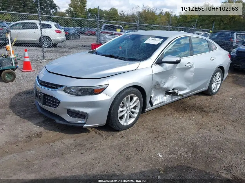 1G1ZE5ST0HF102963 2017 Chevrolet Malibu 1Lt